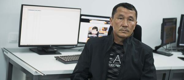 Сорокачетырехлетний Автандил Тынышев, который якобы был жестоко избит тремя сотрудниками РОВД города Таласа. - Sputnik Кыргызстан