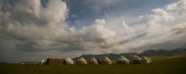 Пастбища на озере Сон-Кол - Sputnik Кыргызстан