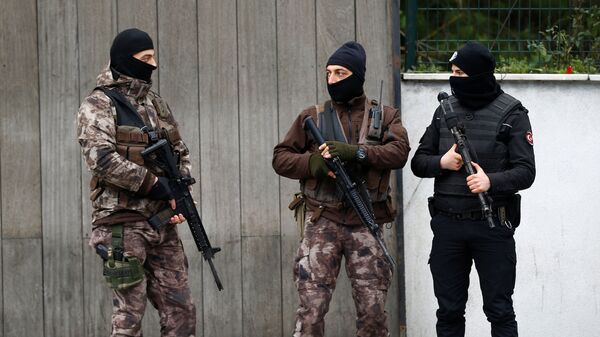 Түркиянын полиция кызматкерлери. Архив - Sputnik Кыргызстан