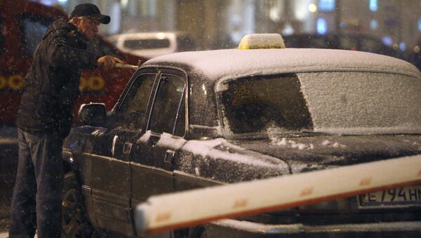 Снегопад в Санкт-Петербурге - Sputnik Кыргызстан