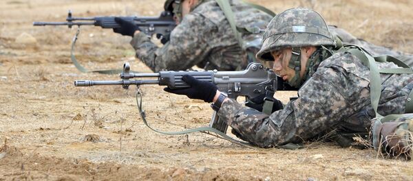 Ежегодных совместные военные учения Южной Кореи и США. Архивное фото Ежегодных совместные военные учения Южной Кореи и США. Архивное фото - Sputnik Кыргызстан