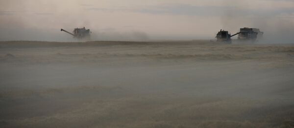 Эгин түшүмүн жыйноо иштери. Архив - Sputnik Кыргызстан