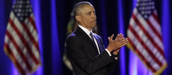 Президент США Барак Обама во время прощальной речи в Чикаго - Sputnik Кыргызстан
