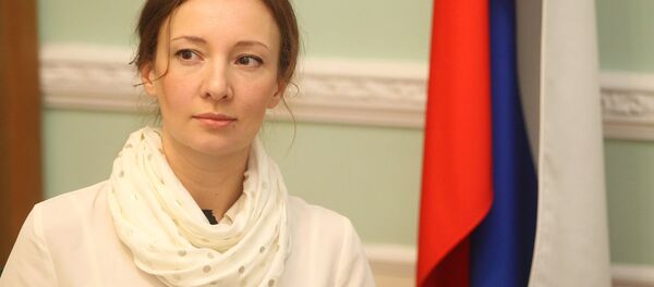 Уполномоченный по правам ребенка в России Анна Кузнецова Уполномоченный по правам ребенка в России Анна Кузнецова - Sputnik Кыргызстан