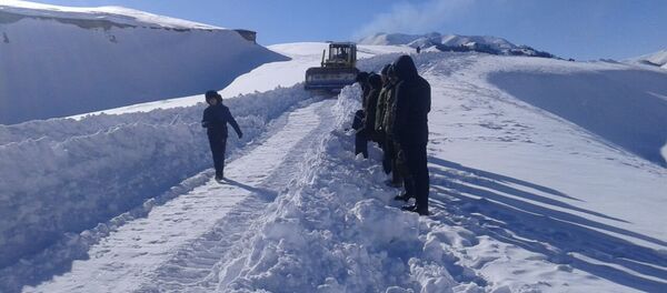 Последствия сильного снегопада в долинах Ак-Сай и Арпа Нарынской области Последствия сильного снегопада в долинах Ак-Сай и Арпа Нарынской области - Sputnik Кыргызстан