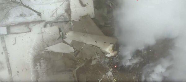 Место крушения самолета под Бишкеком — аэросъемка - Sputnik Кыргызстан