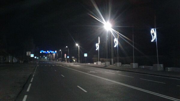 Новые лампы ночного освещения на улицах Балыкчи - Sputnik Кыргызстан