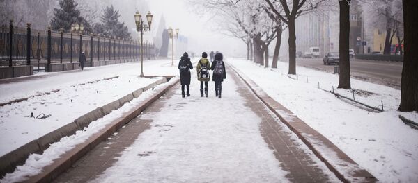 Зима в городе Бишкек - Sputnik Кыргызстан