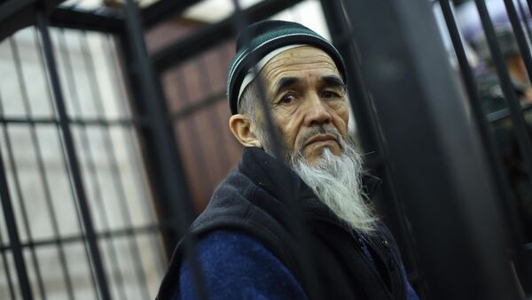Приговоренный к пожизненному сроку Азимжан Аскаров. Архивное фото - Sputnik Кыргызстан