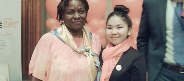 Выступление Айтурган Жолдошбековой с докладом на собрании ООН - Sputnik Кыргызстан