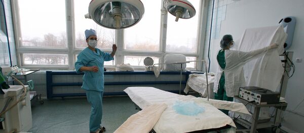Работа реанимационного отделения Городской клинической больницы Калининграда Работа реанимационного отделения Городской клинической больницы Калининграда - Sputnik Кыргызстан