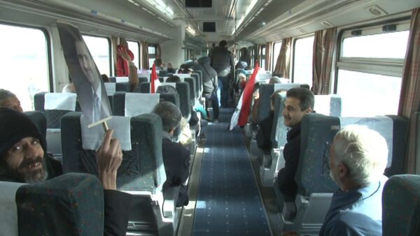 Первый поезд приехал в сирийский Алеппо с начала войны - Sputnik Кыргызстан