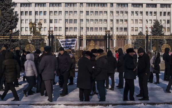 На акцию протеста вышло около 50 человек - Sputnik Кыргызстан