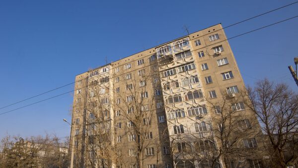 Вид на здание жилого многоэтажного дома в Бишкеке. Архивное фото - Sputnik Кыргызстан