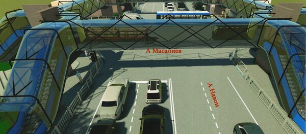 Ош мэриясынын алдындагы жол башкармалыгы даярдаган эскиздик долбоор - Sputnik Кыргызстан