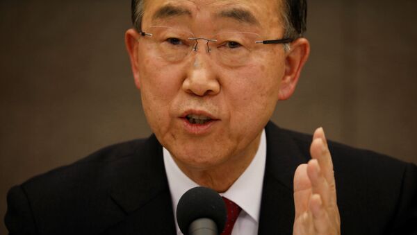 Бывший генеральный секретарь ООН Пан Ги Мун - Sputnik Кыргызстан