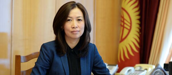 Заведующая отделом внешней политики аппарата президента КР Айзада Субакожоева. Архивное фото - Sputnik Кыргызстан