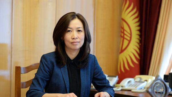 Президенттин аппаратынын тышкы саясат бөлүмүнүн башчысы Айзада Субакожоева - Sputnik Кыргызстан