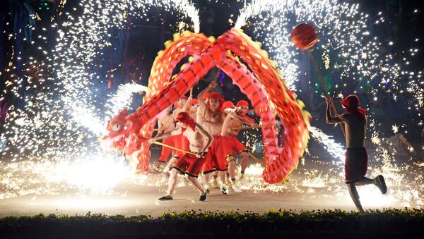 Празднование китайского нового года - Sputnik Кыргызстан
