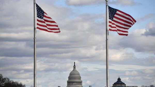 Вид на Капитолий в Вашингтоне (округ Колумбия). Архивное фото - Sputnik Кыргызстан