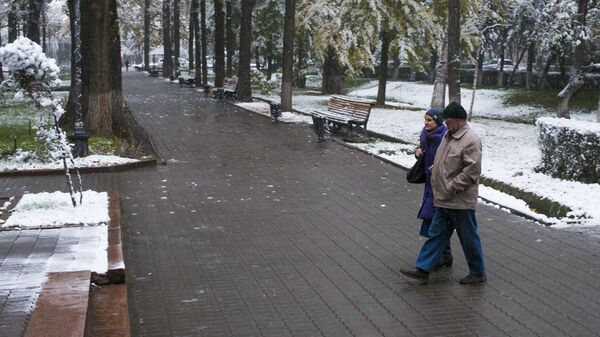 Снег в Бишкеке - Sputnik Кыргызстан
