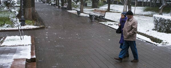 Көчөдө бараткан шаар тургундары. Архив - Sputnik Кыргызстан