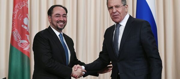 Встреча глав МИД РФ и Афганистана С. Лаврова и С. Раббани - Sputnik Кыргызстан