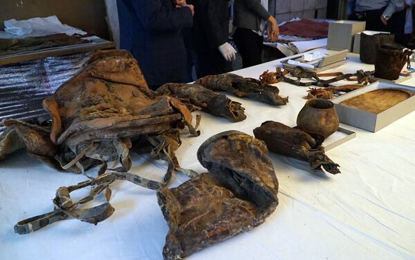 Обнаруженное в горах Монголии мумифицированное тело женщины с кроссовками Adidas относится к IX-X векам — это время правления Кыргызского каганата - Sputnik Кыргызстан