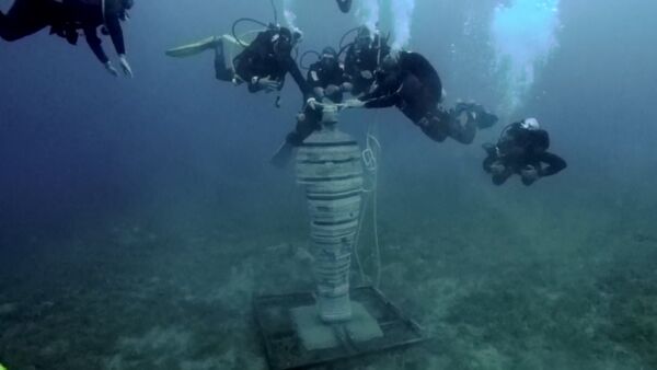 Подводный парк скульптур в Египте - Sputnik Кыргызстан