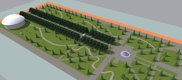 Проект реконструкции центрального сквера в городе Каракол Проект реконструкции центрального сквера в городе Каракол - Sputnik Кыргызстан