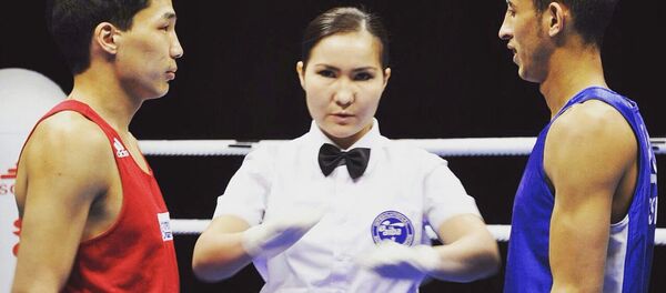 Рефери международной категории АИБА 1-звезда Жамиля Боркоева - Sputnik Кыргызстан