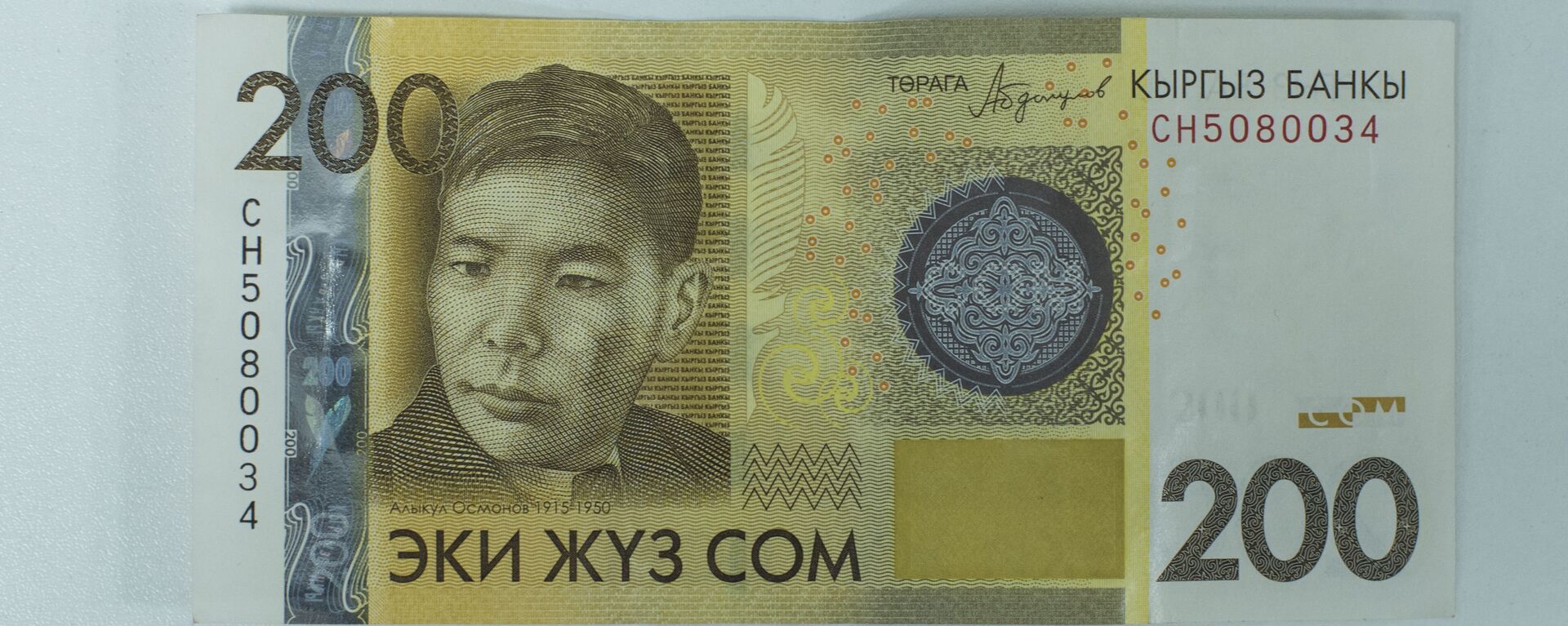 Купюра номиналом 200 сомов. Архивное фото - Sputnik Кыргызстан, 1920, 14.01.2022