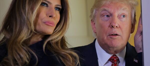 Президент США Дональд Трамп и первая леди Мелания Трамп - Sputnik Кыргызстан