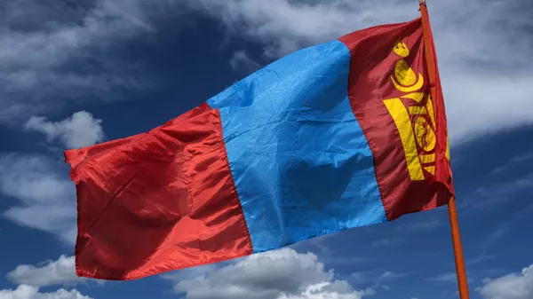 Государственный флаг Монголии. Архивное фото  - Sputnik Кыргызстан