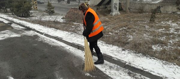 Привлечение нарушителей порядка к общественным работам в Бишкек - Sputnik Кыргызстан