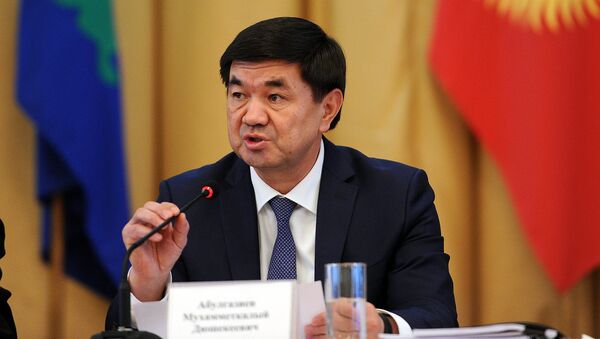 Премьер-министр Мухаммедкалый Абылгазиев. Архив - Sputnik Кыргызстан