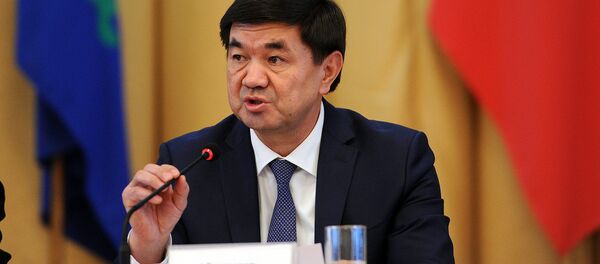 Өкмөт башчы Мухаммедкалый Абылгазиев. Архив - Sputnik Кыргызстан