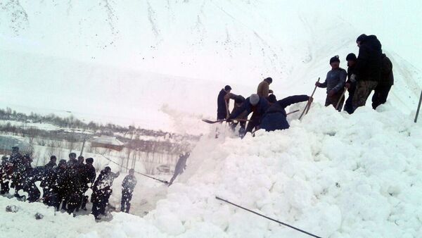 Последствия сильных снегопадов в Чон-Алайском р-не - Sputnik Кыргызстан