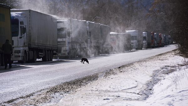Ситуация на Военно-Грузинской дороге - Sputnik Кыргызстан