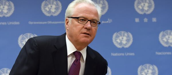 Архивное фото представителя России в ООН Виталия Чуркина - Sputnik Кыргызстан