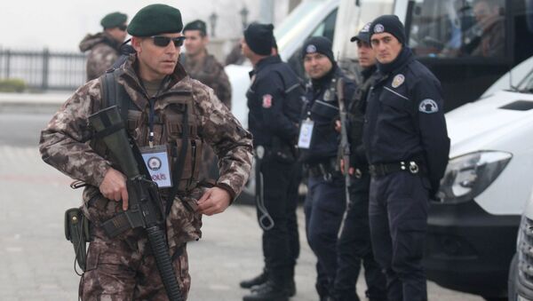 Член полицейского спецназа Турции - Sputnik Кыргызстан