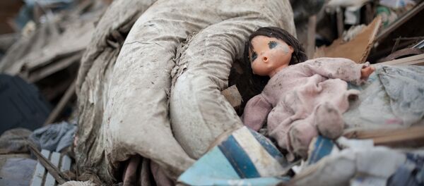 Последствия цунами в городе Ямада - Sputnik Кыргызстан