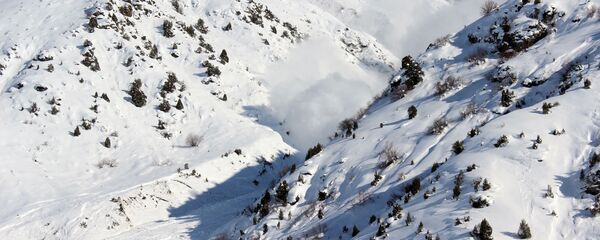 Принудительный спуск снежных лавин на автодороге Бишкек-Ош - Sputnik Кыргызстан