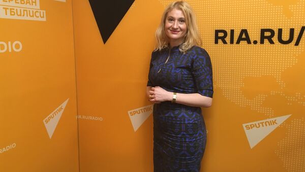 Психолог проекта Ты супер! Надежда Уффельман в радиостудии Sputnik Грузия - Sputnik Кыргызстан