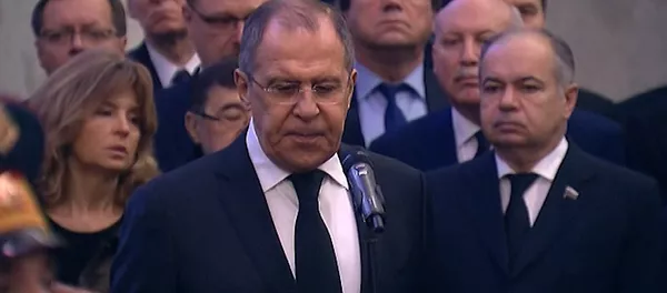 Церемония прощания с постоянным представителем РФ при ООН Виталием Чуркиным Церемония прощания с постоянным представителем РФ при ООН Виталием Чуркиным - Sputnik Кыргызстан