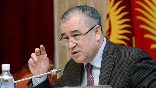 Лидер партии Ата-Мекен Омурбек Текебаев. Архивное фото - Sputnik Кыргызстан