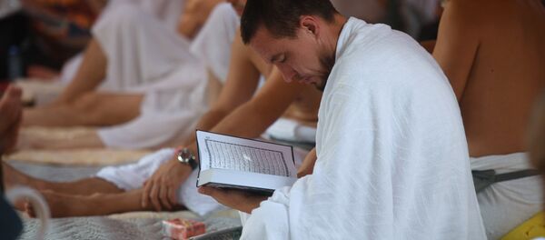 Паломники во время хаджа в Саудовской Аравии - Sputnik Кыргызстан