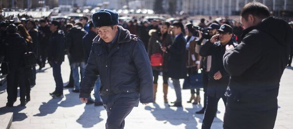 Митинг сторонников задержанного депутата Текебаева в Бишкеке - Sputnik Кыргызстан