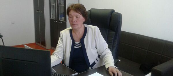 Директор средней школы Талды-Суу Осипа Байкова - Sputnik Кыргызстан