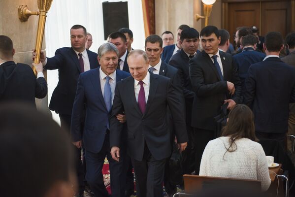Официальный визит Владимира Путина в Кыргызстан - Sputnik Кыргызстан